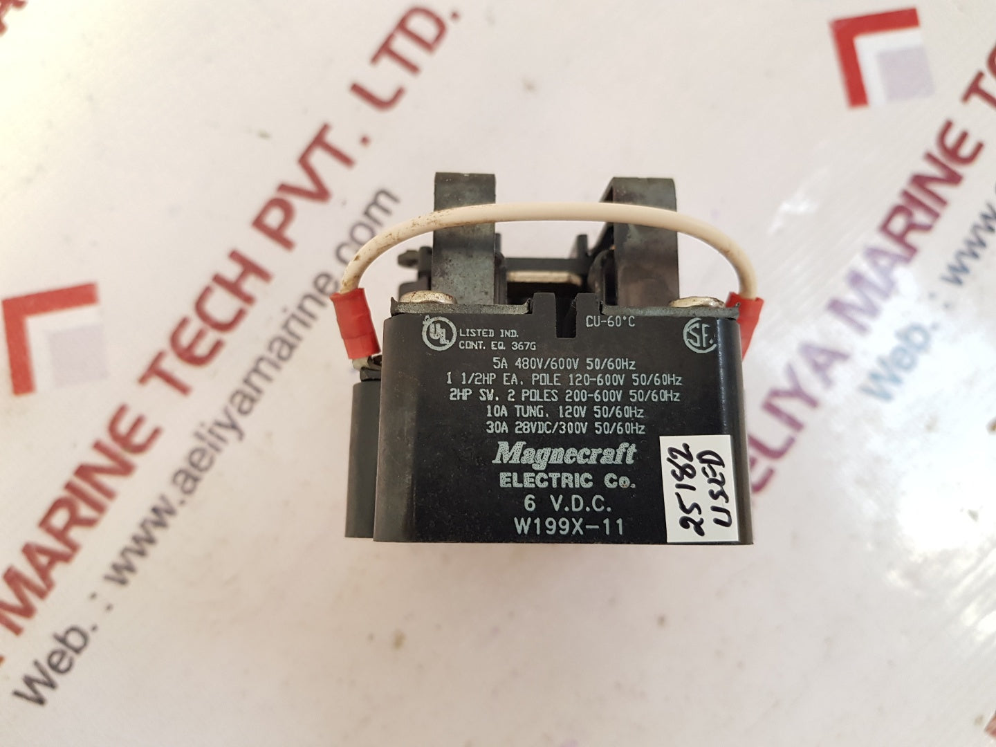 Magnecraft w199x-11 6 v.d.c. power coil relay