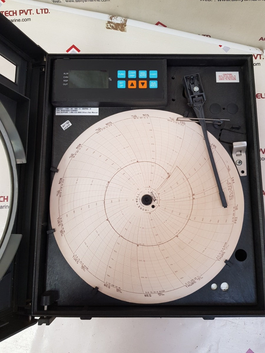 Honeywell truline dr45at chart recorder dr45at-1100-00-000-0-000p00-0