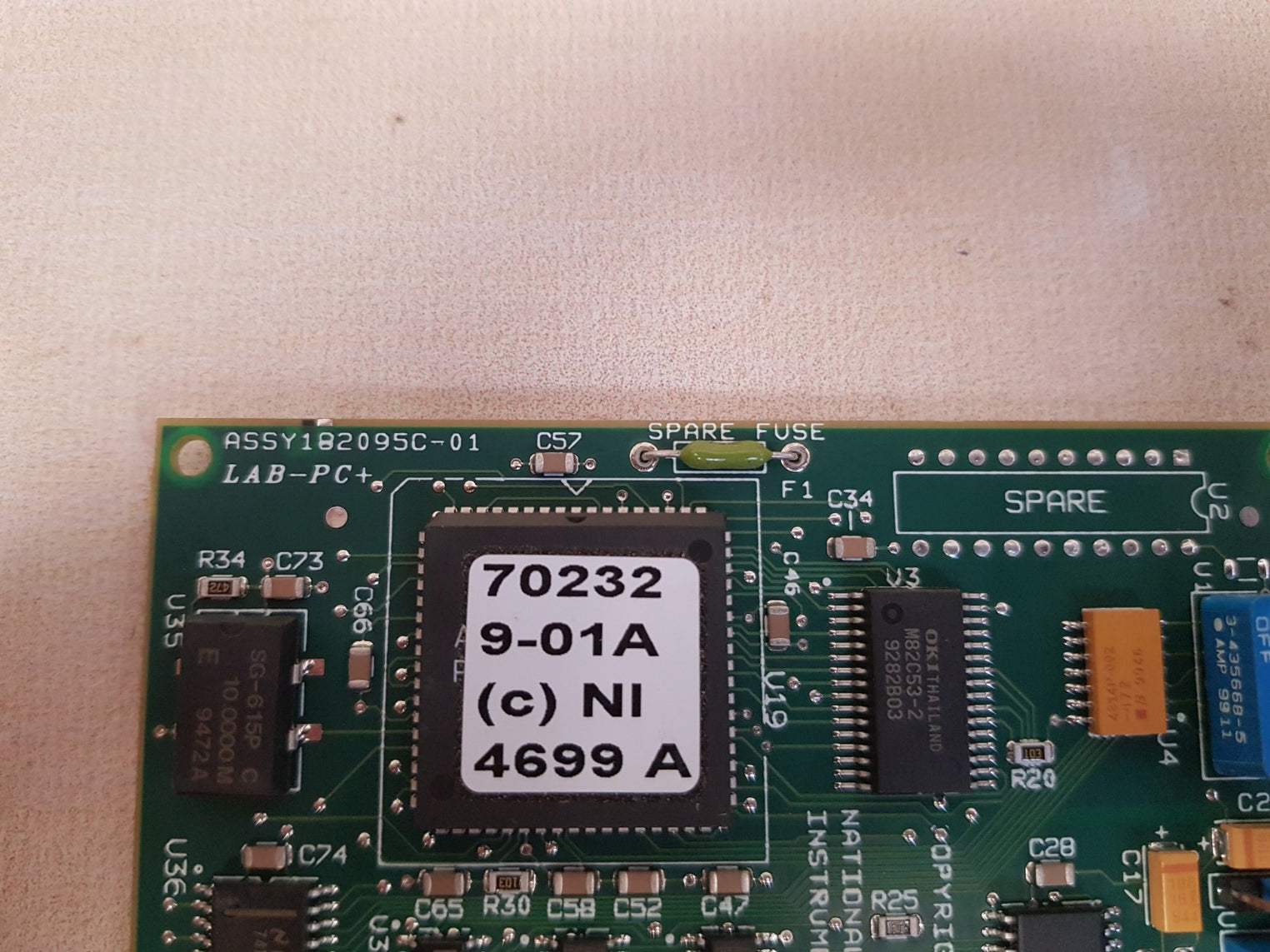 national instruments lab-pc+ 182095c-01