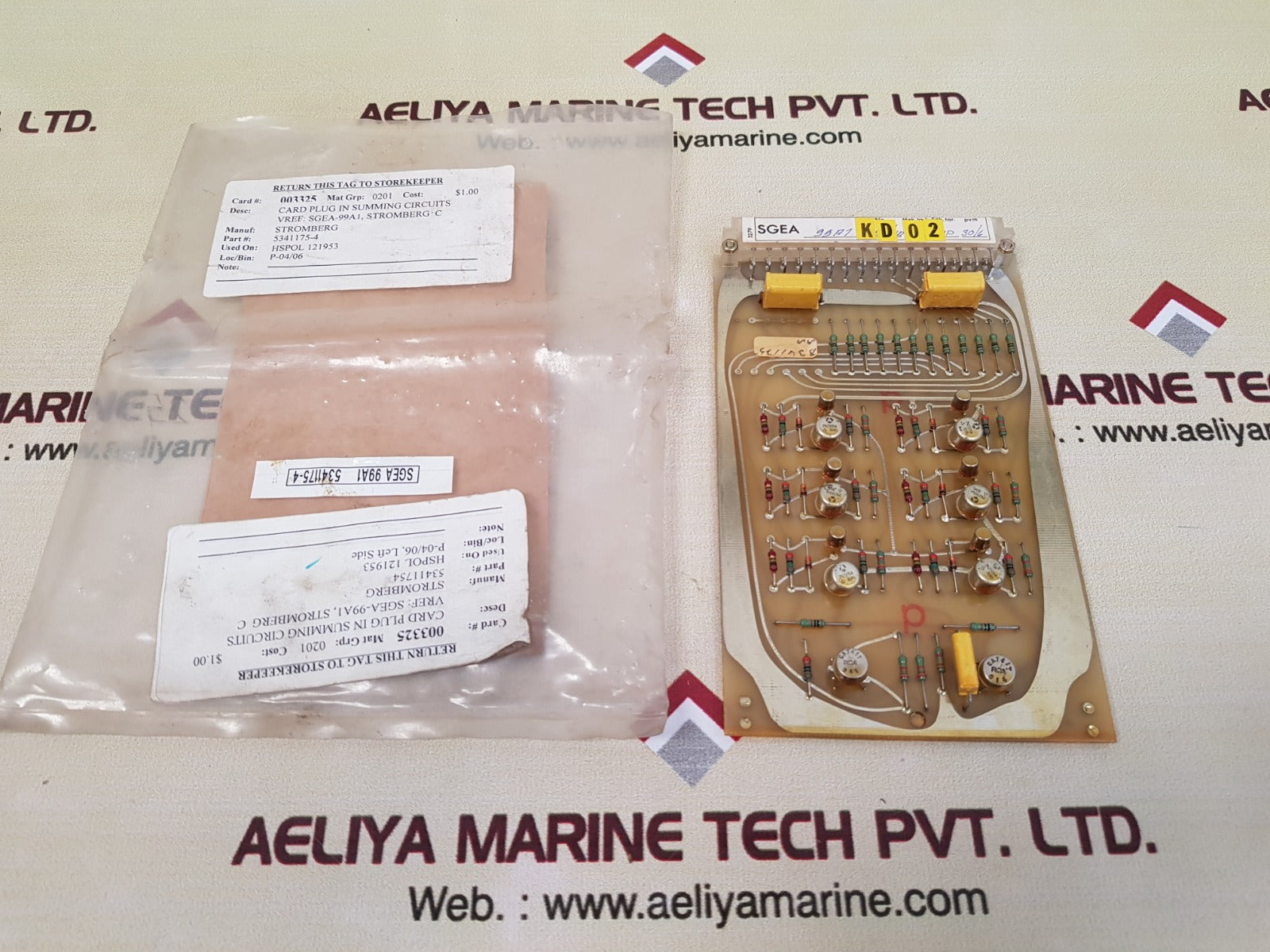 Stromberg sgea 99a1 circuit board 5341175-4