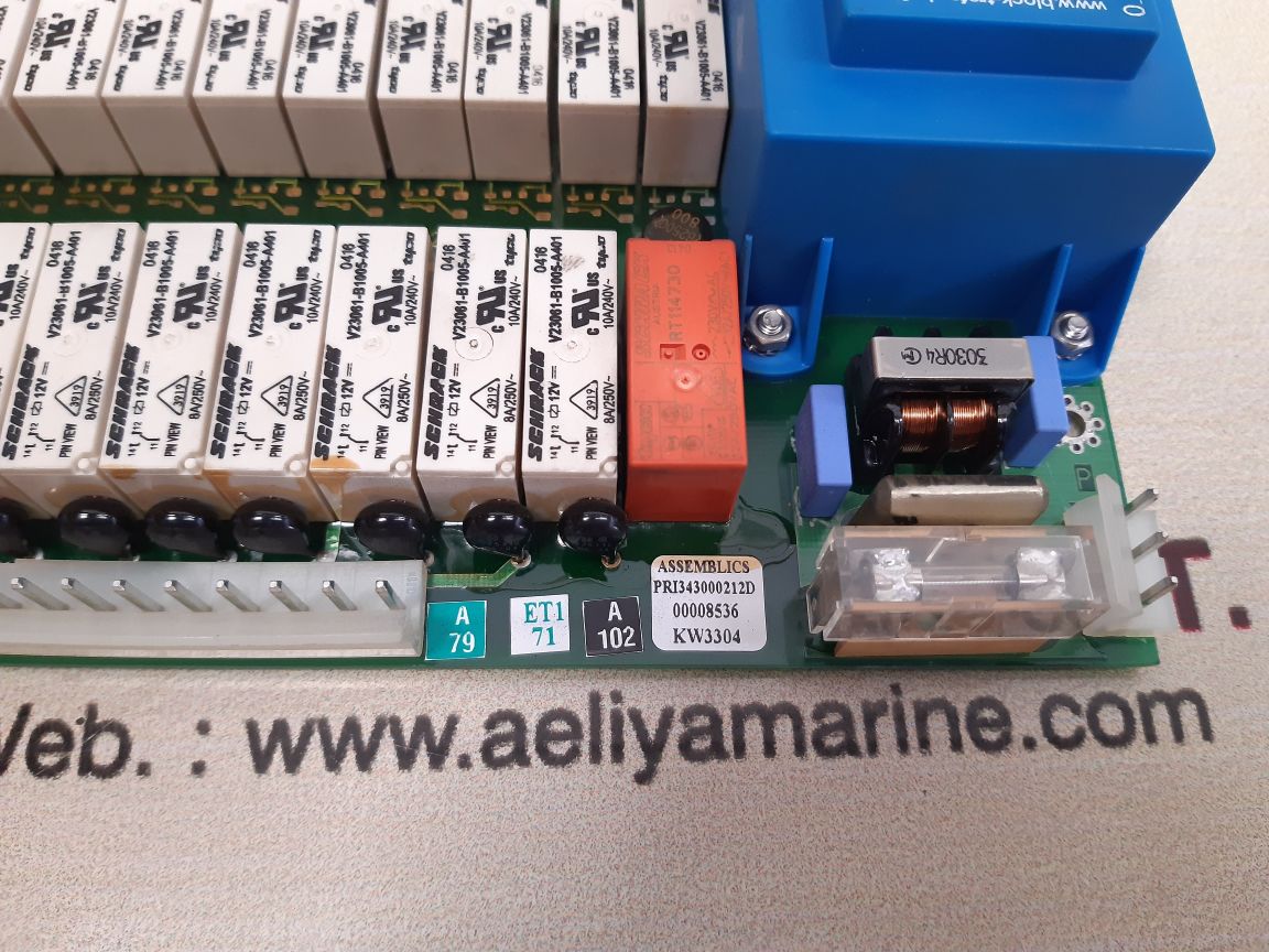 Belgium 9712311.2 pcb card pri343000212d