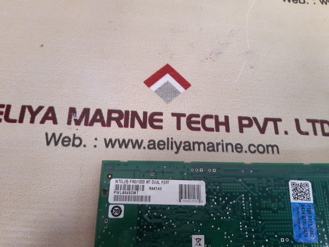 Intel pro/1000 mt dual port ethernet adapter pwla8492mt 
