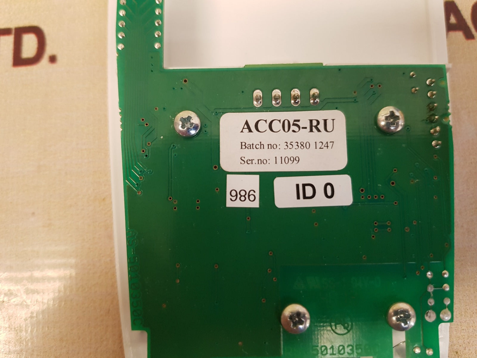 Callenberg acc05-ru clima control panel