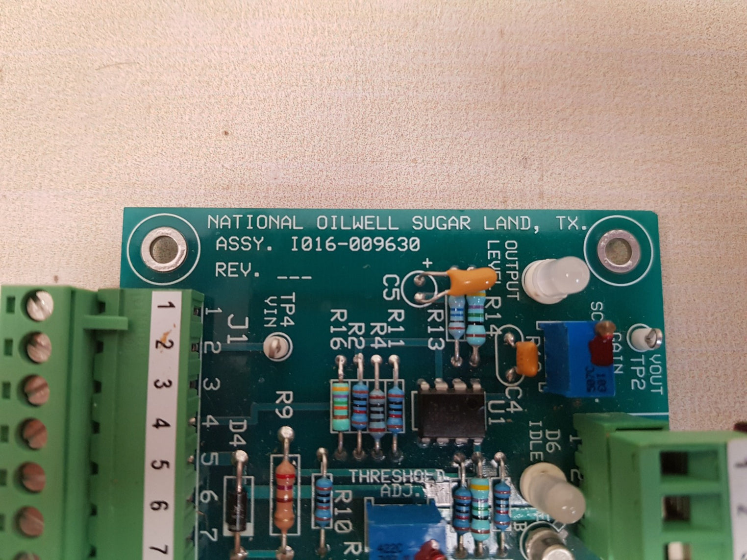 National oilwell i016-009630 pcb card 