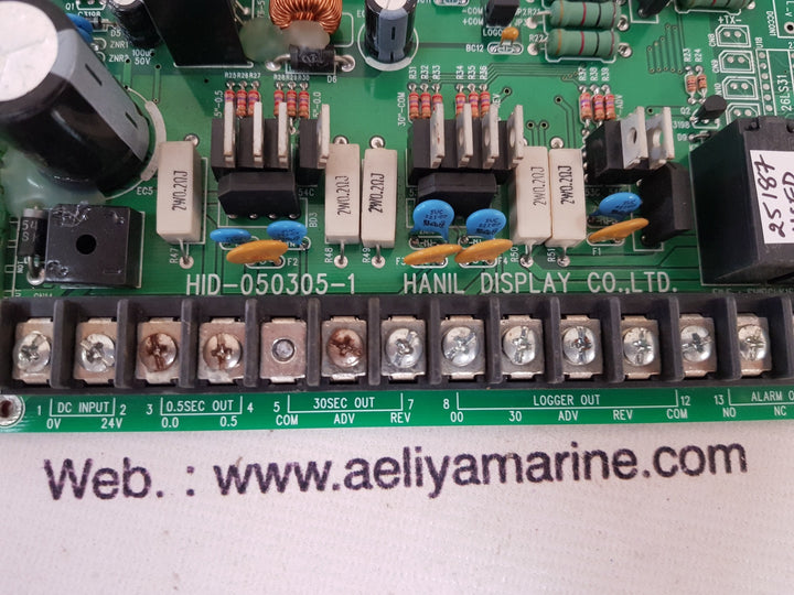 Hanil display hid-050305-1 marine clock board 