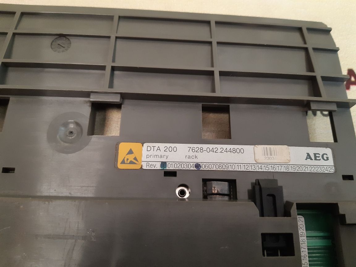 Aeg dta 200 7628-042.244800 primary rack Used