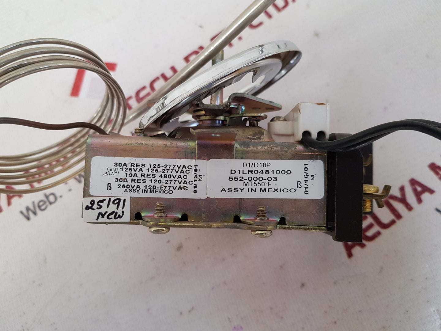 Robertshaw d1/d18p thermostat d1lr0481000