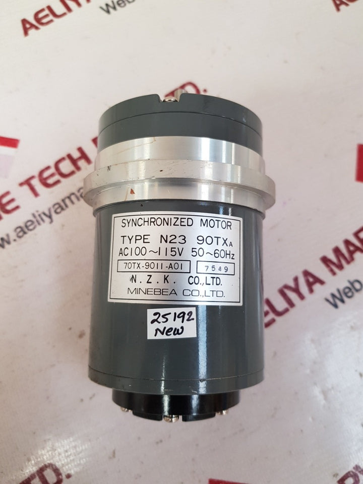 Minebea n23 90txa synchronized motor ac100~115v 50~60hz
