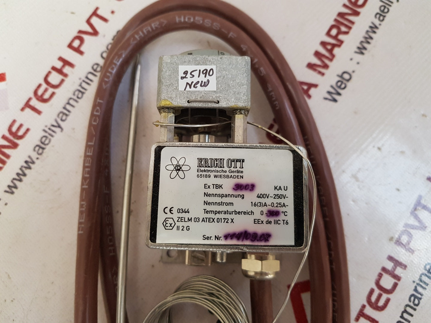 Erich ott ex tbk 3003 ka u capillary temperature control and limiter module