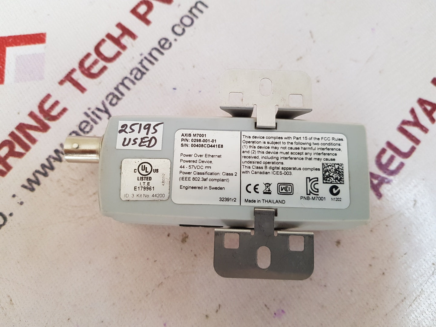 Axis m7001 video encoder 0298-001-01