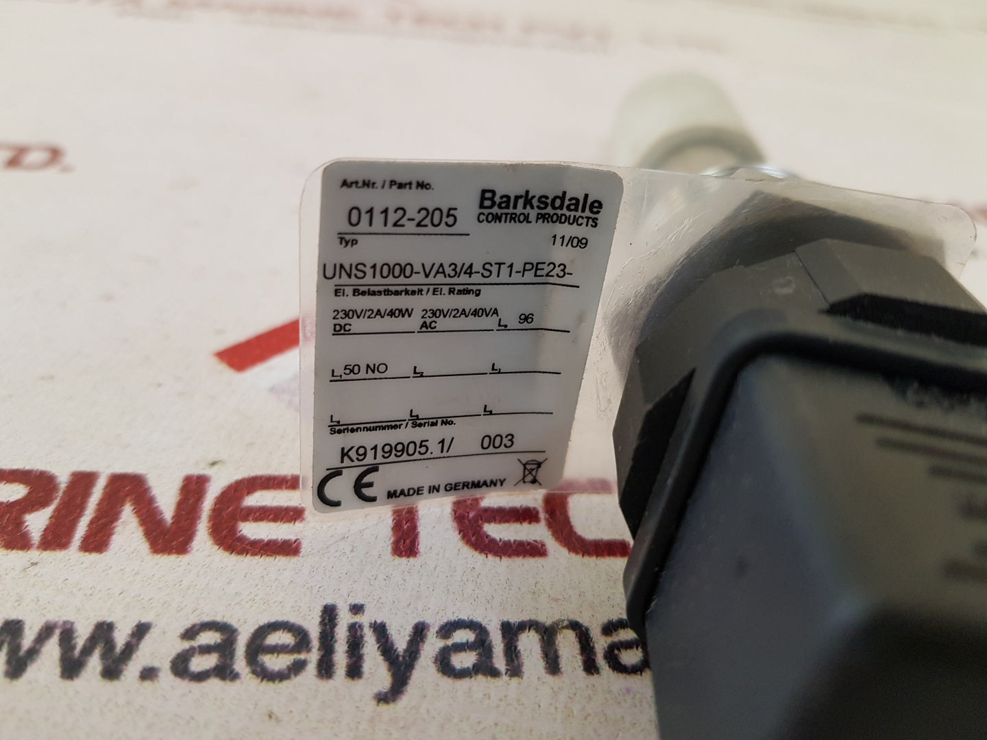 Barksdale uns1000-va3/4-st1-pe23- level switches