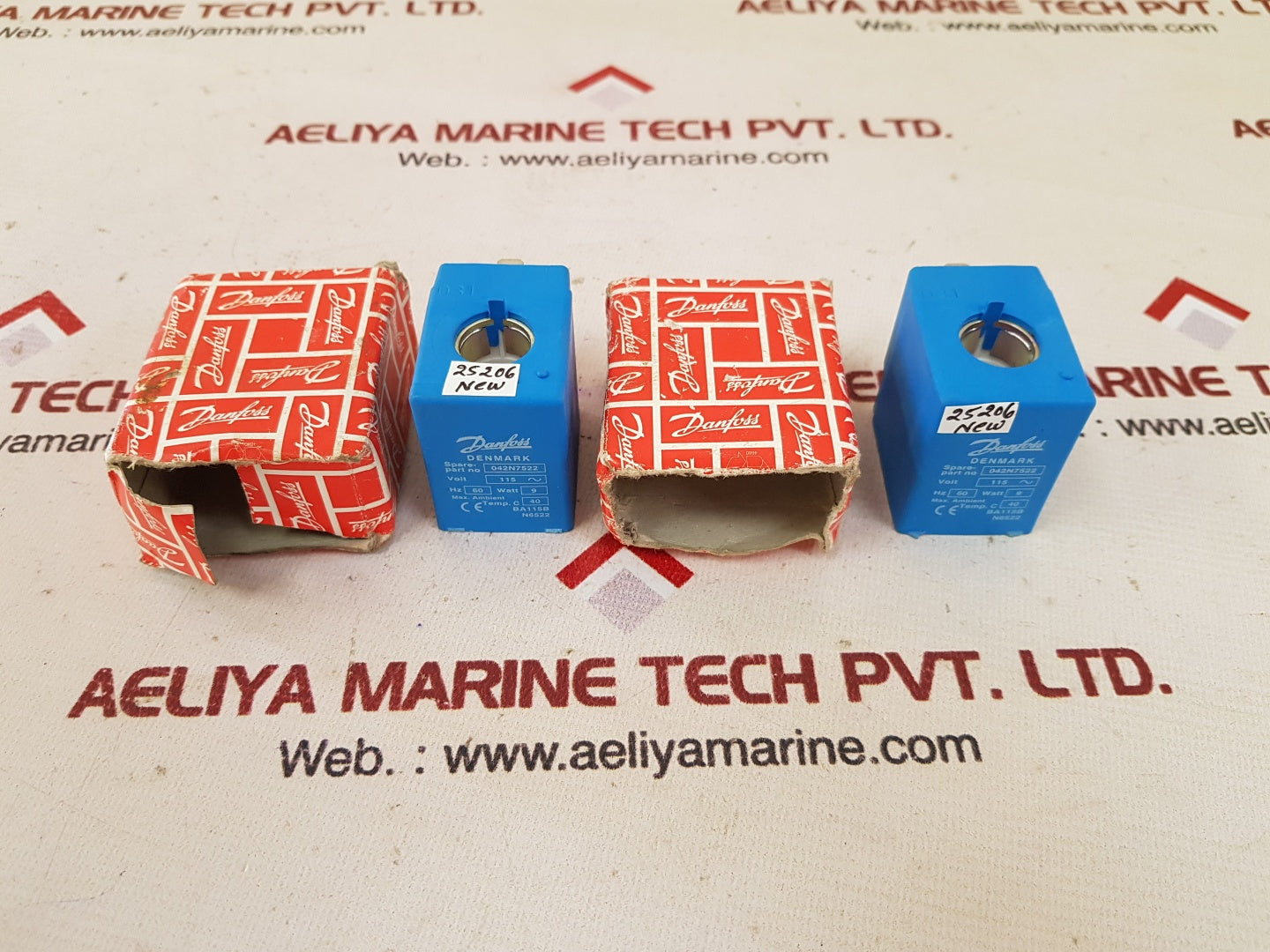 Danfoss 042n7522 coil 115v 60hz 9w 