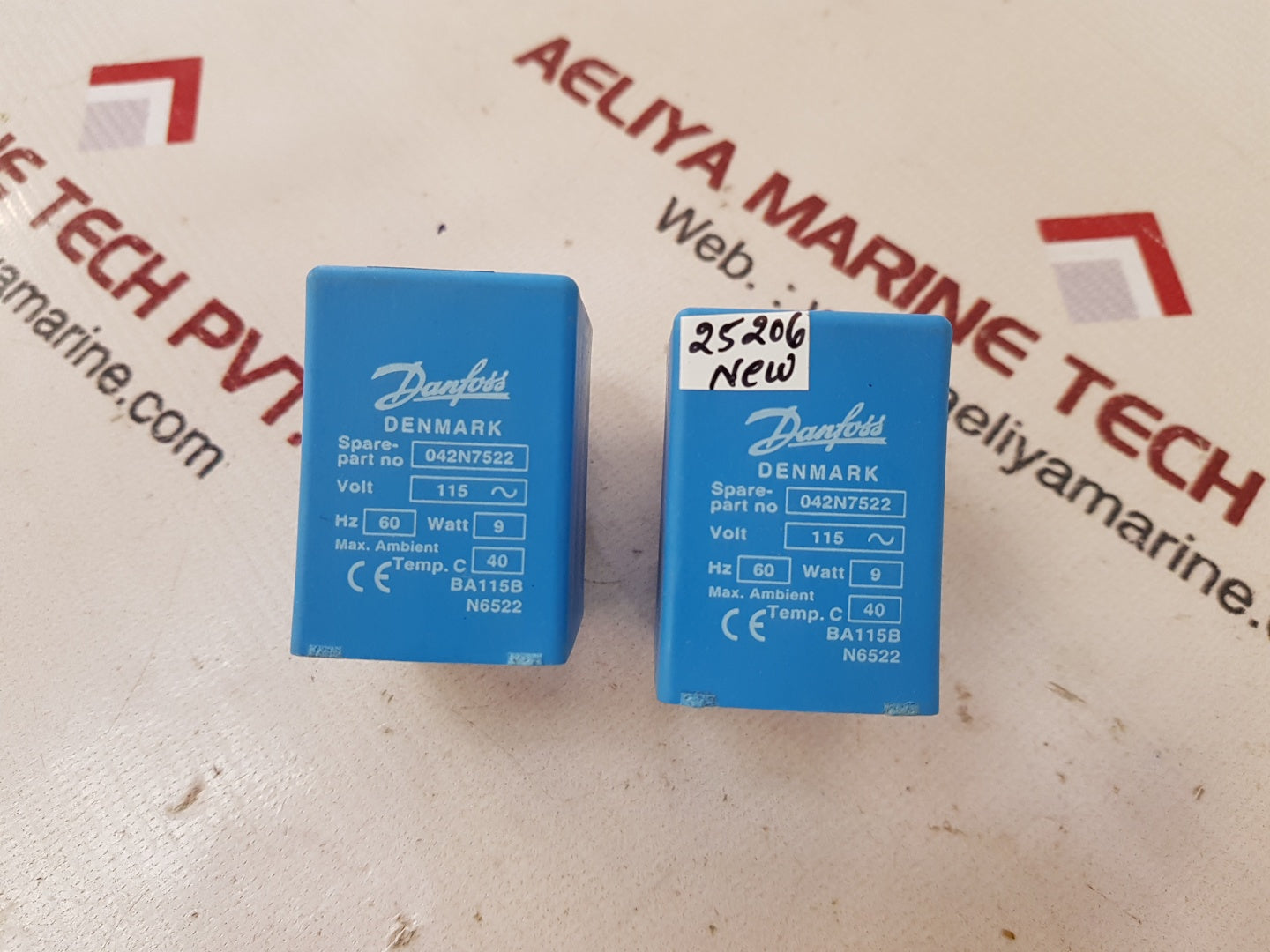 Danfoss 042n7522 coil 115v 60hz 9w 