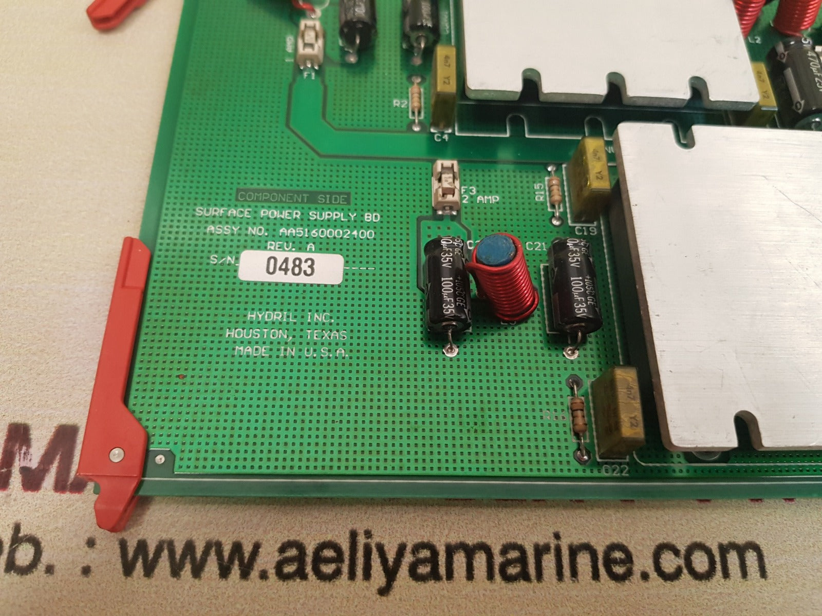 Hydril aa5160002400 surface power supply board 
