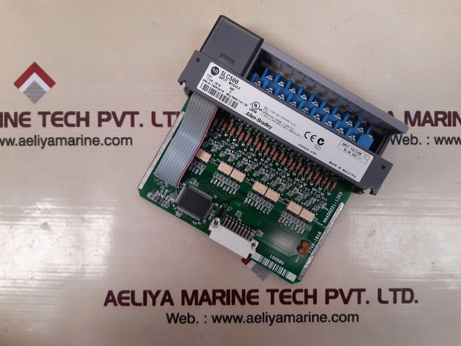 Allen-bradley 1746-ib16 ser c slc500 input module div. 2