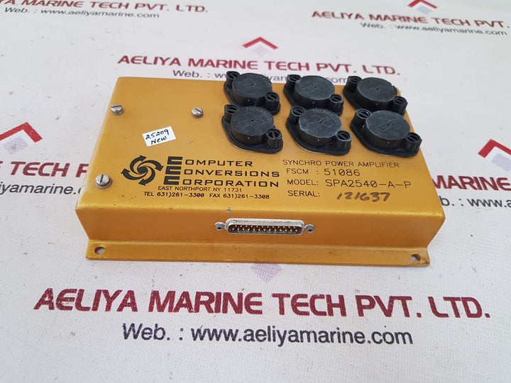 Computer conversions spa2540-a-p synchro power amplifier
