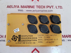 Computer conversions spa2540-a-p synchro power amplifier