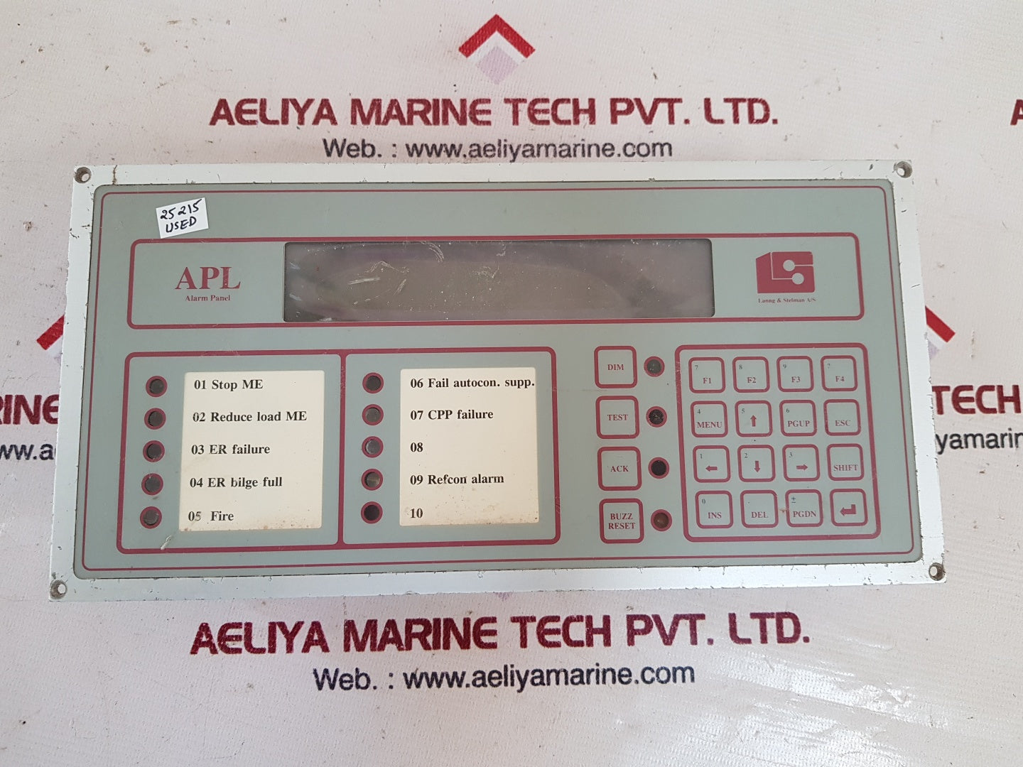 Lanng & stelman 1284-002 alarm panel pcb. a4
