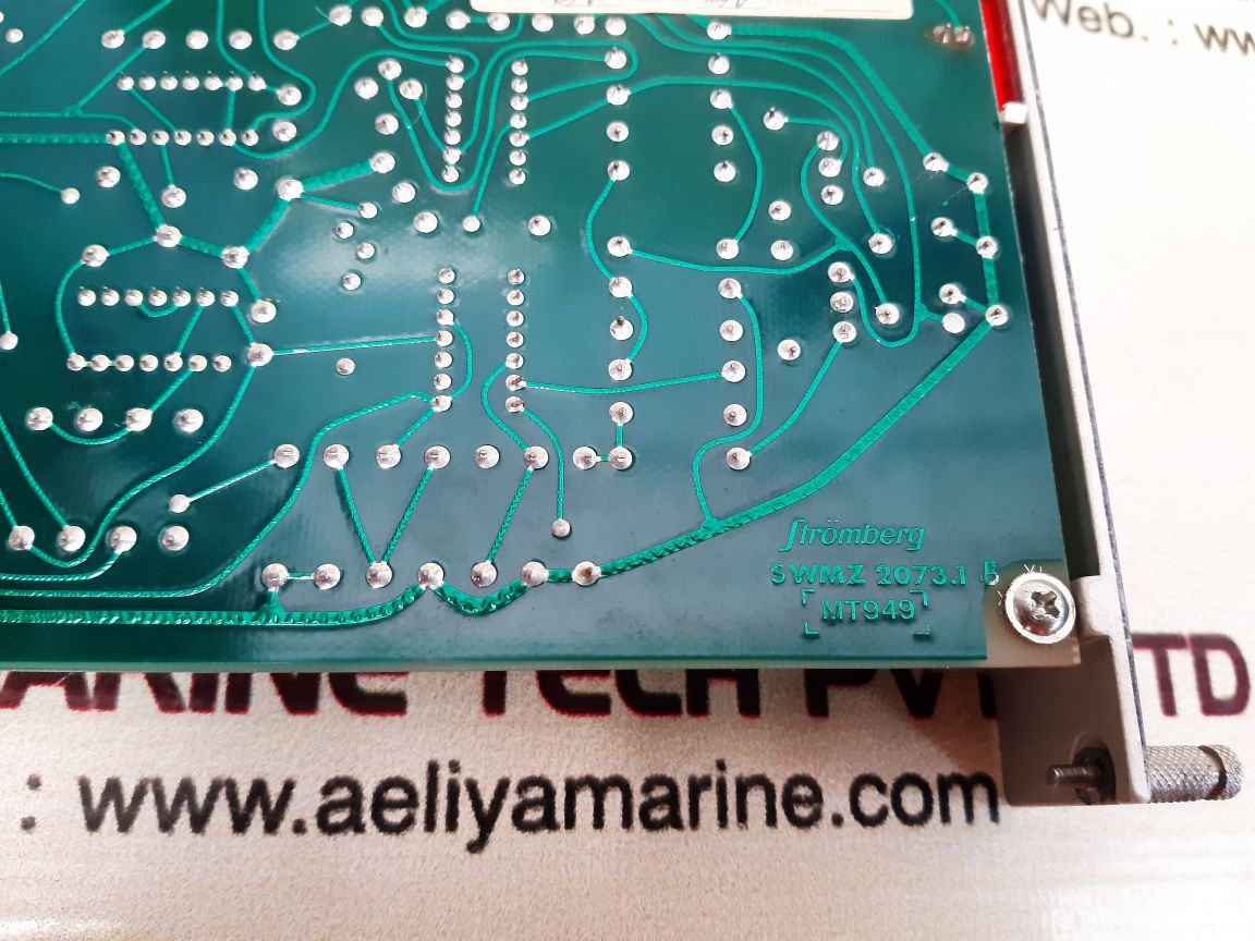 Stromberg swmt 1j1 alarm unit pcb card 2073.3