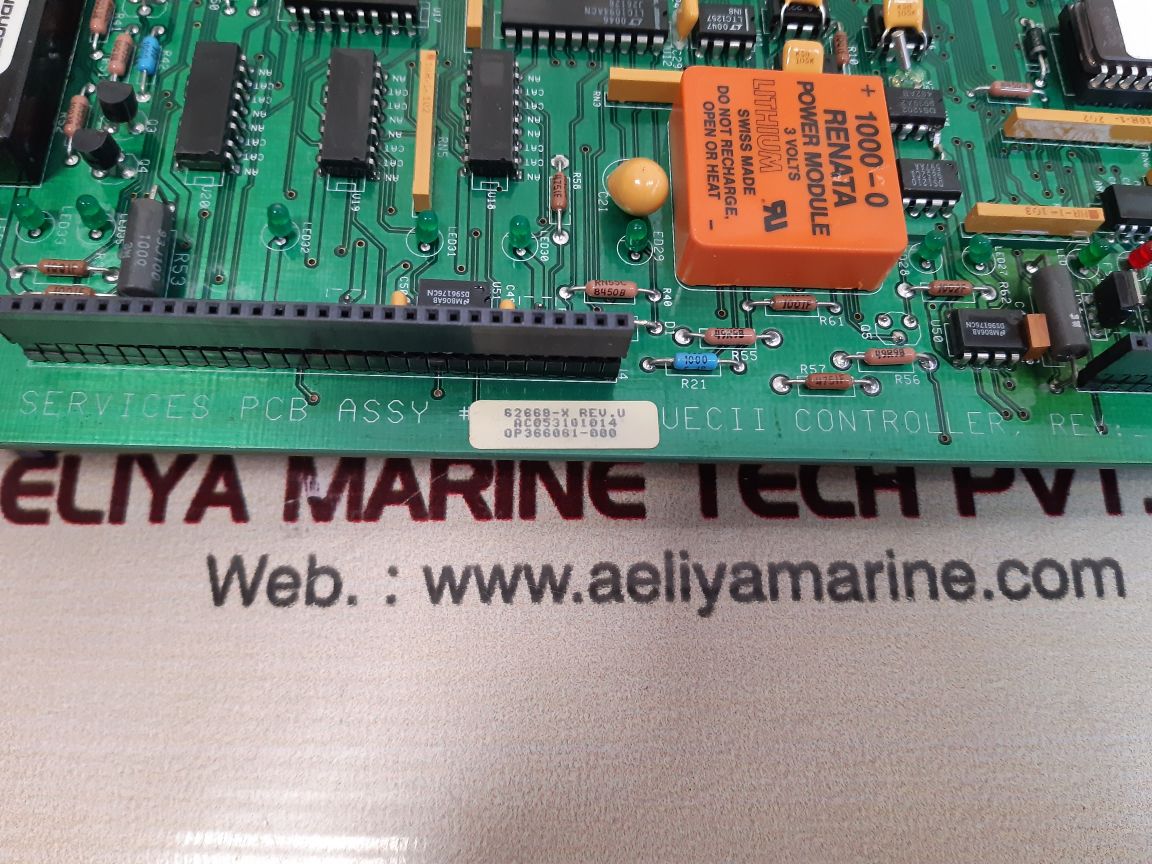 Bj services 62668-x rev.u pcb card