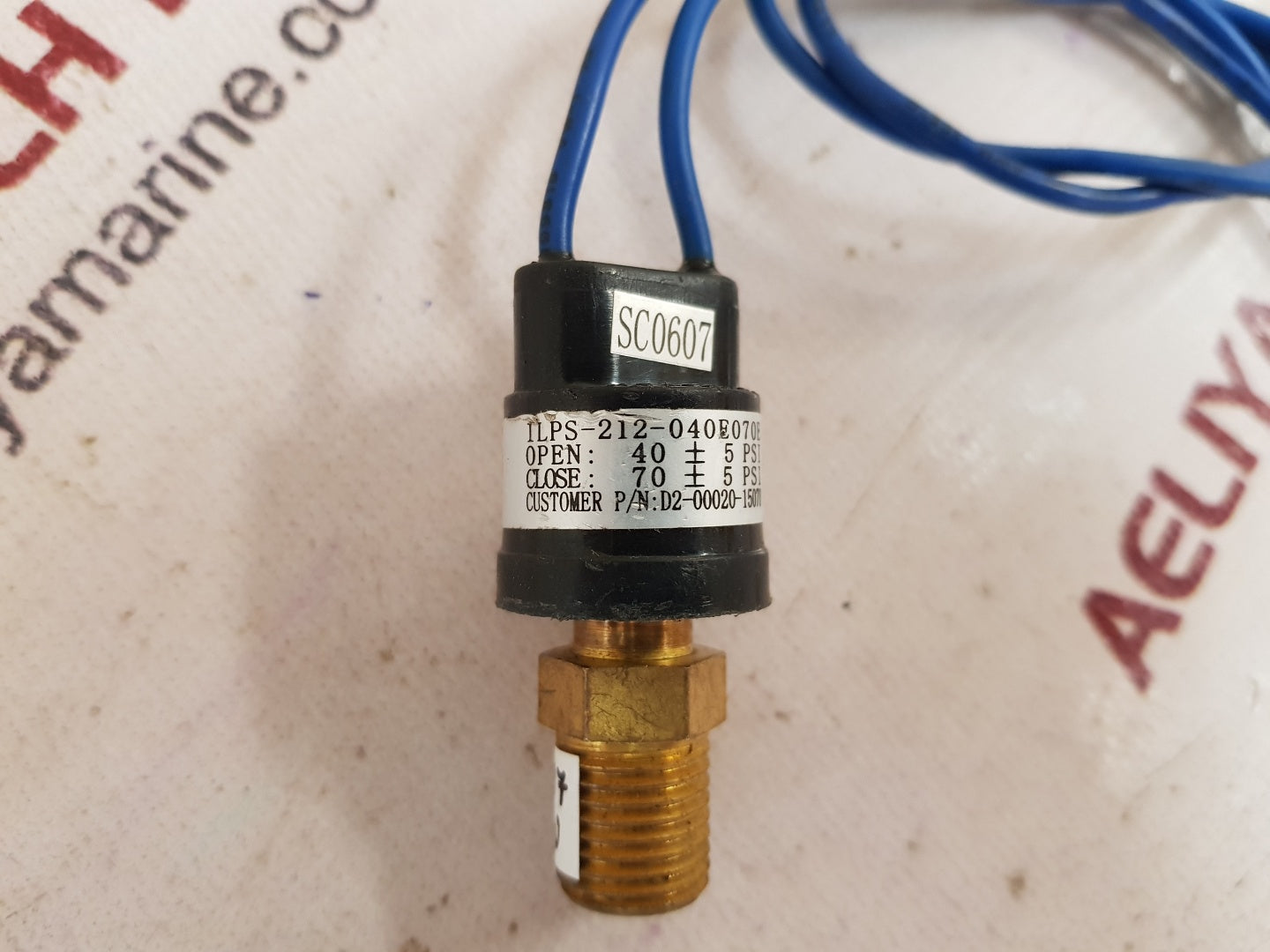 Set of 2x Sentrion 8228c pressure switch sensor