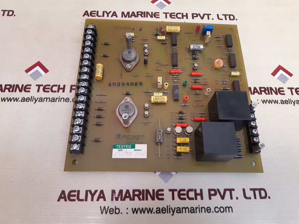 Baylor d28380- 3 j control board 