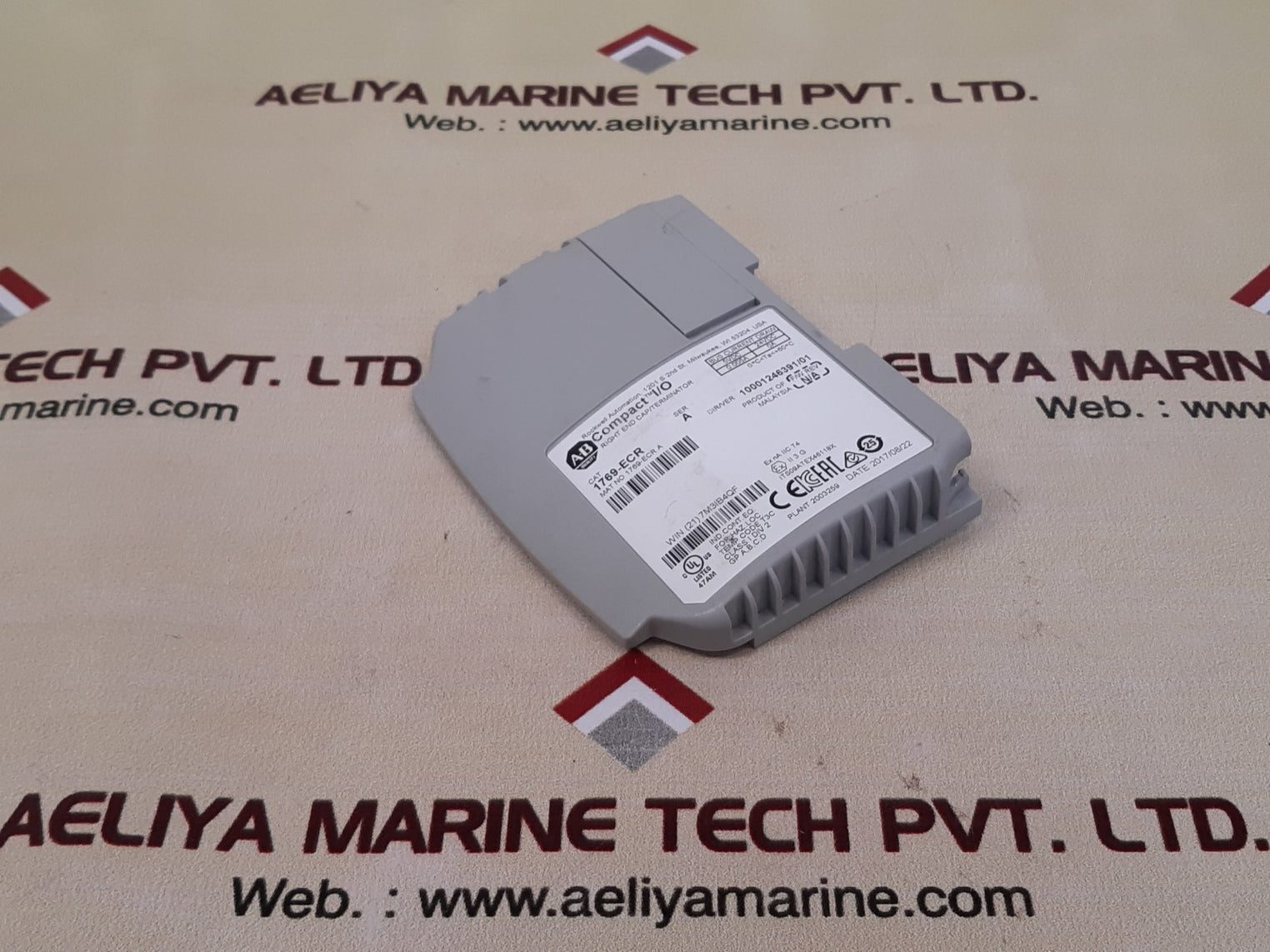 Allen-bradley 1769-ecr right end cap/terminator 1769-ecr a