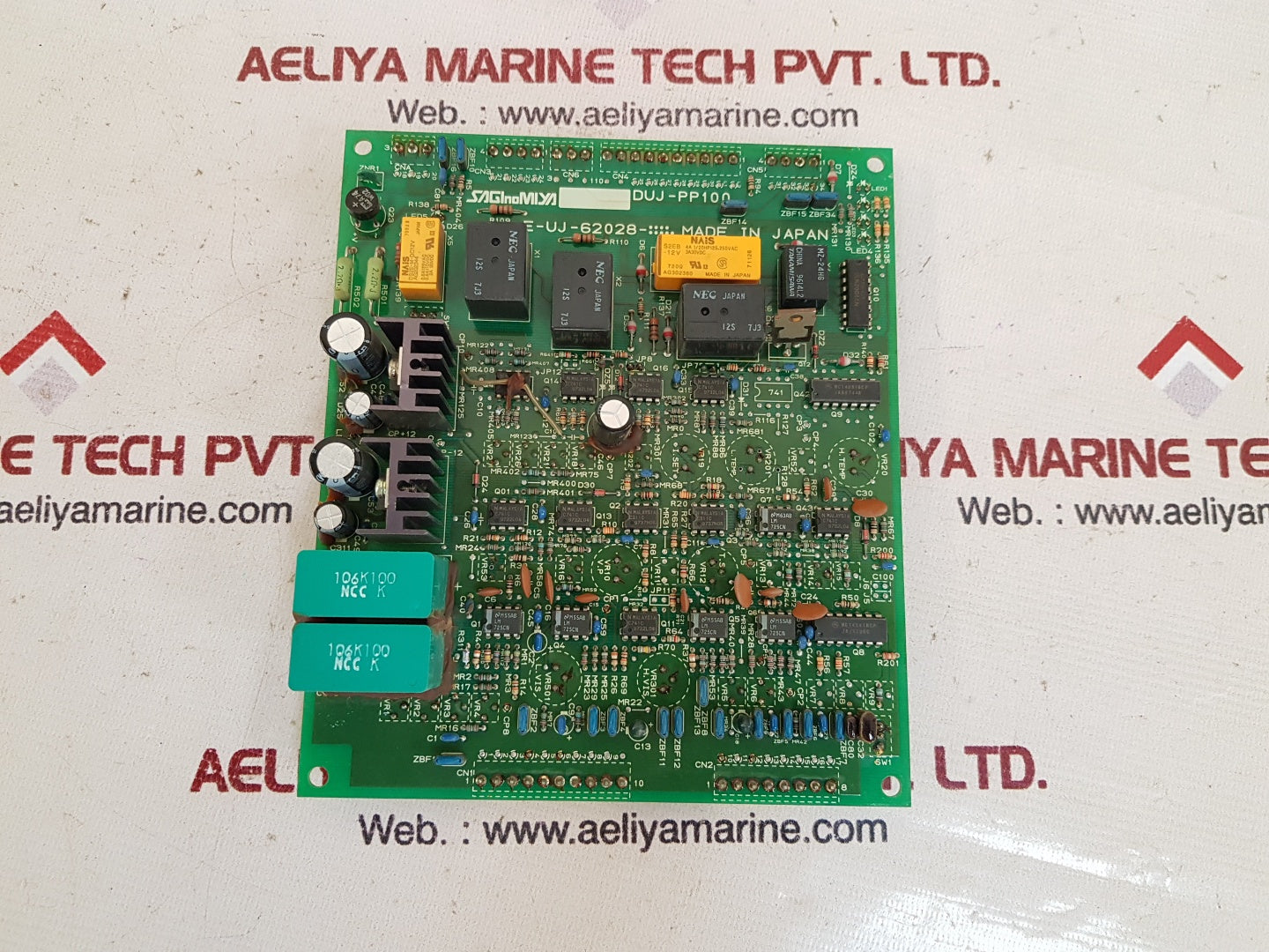 Saginomiya duj-pp100 pcb e-uj-62028