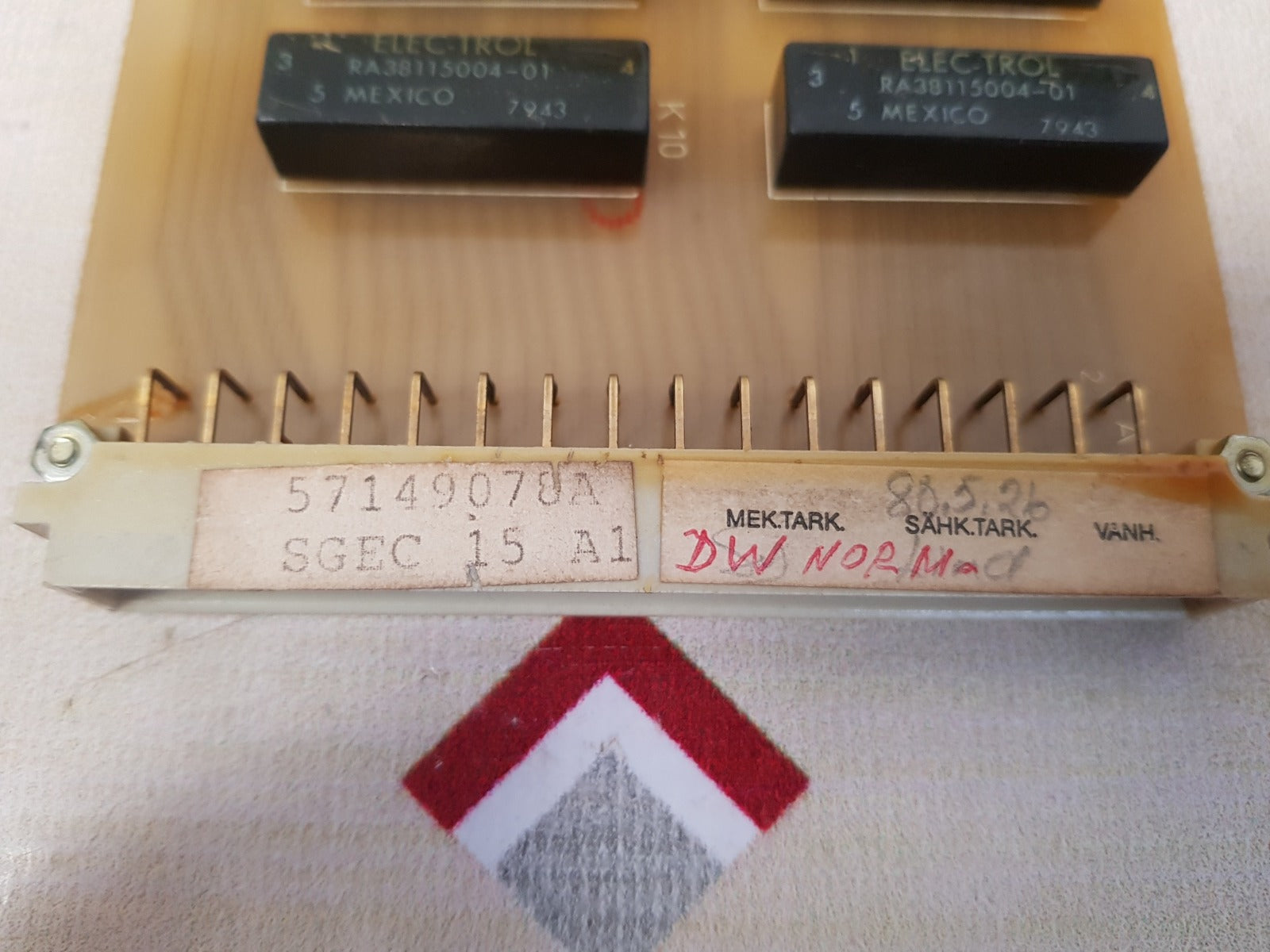 Stromberg sgec 15 a1 relay card