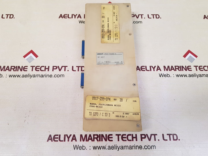 Omron c500-nc222-e nc unit