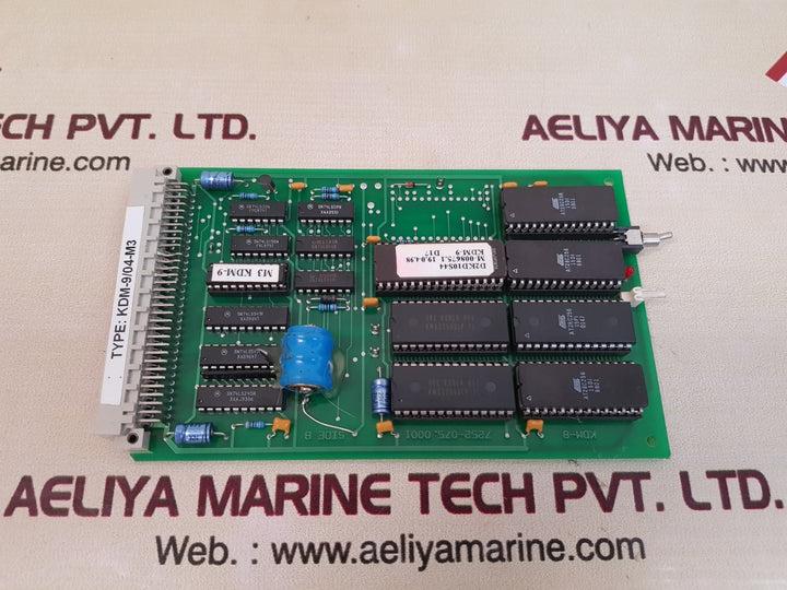 Kongsberg/autronica kdm-8 pcb card 7252-075.0001