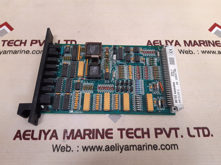 Valmet/metso aiu-8 analog input module a413125