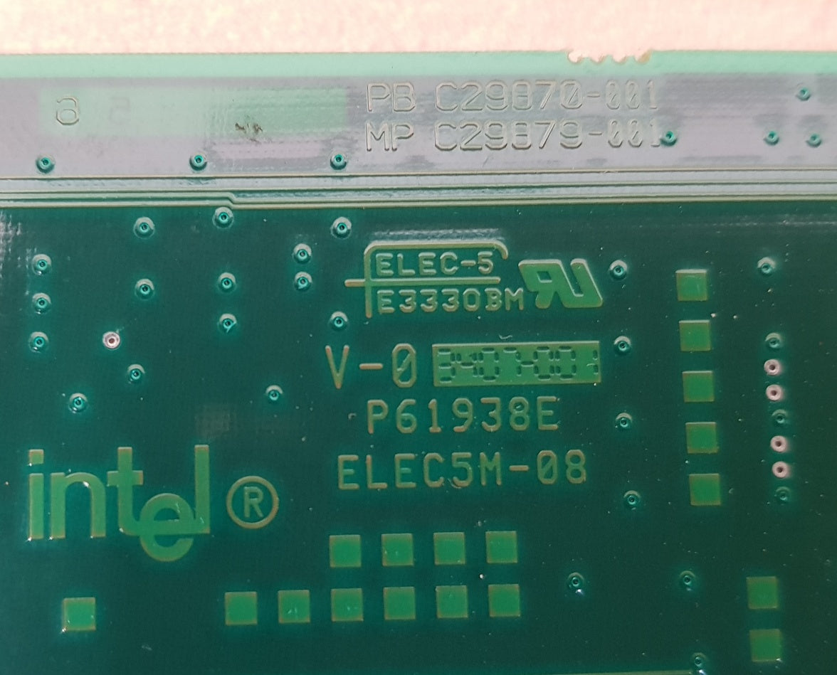 Intel pci 133 d33025 dual port server adapter