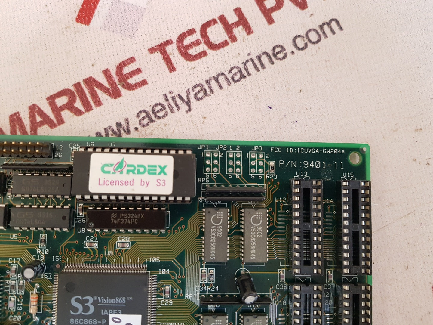 Cardex icuvga-gw204a video card 9401-11