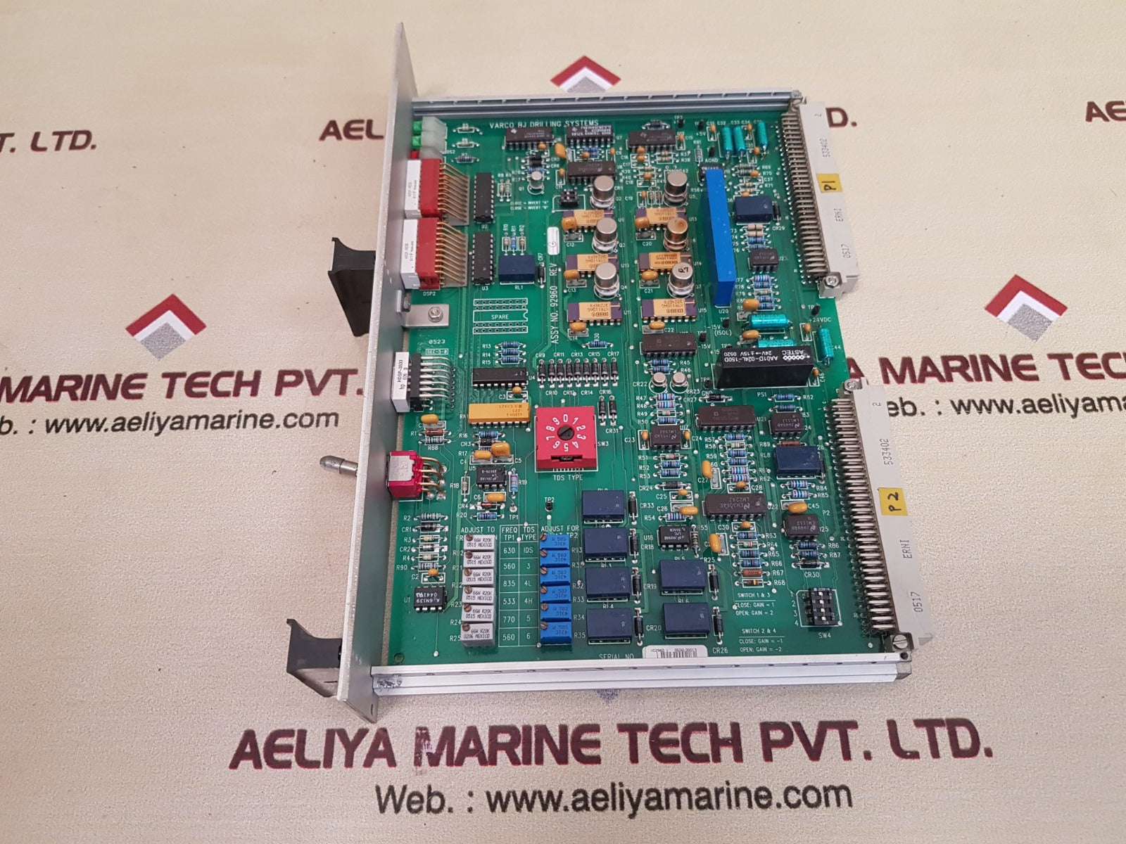Varco bj 92960 rev g speed/torque interface ii