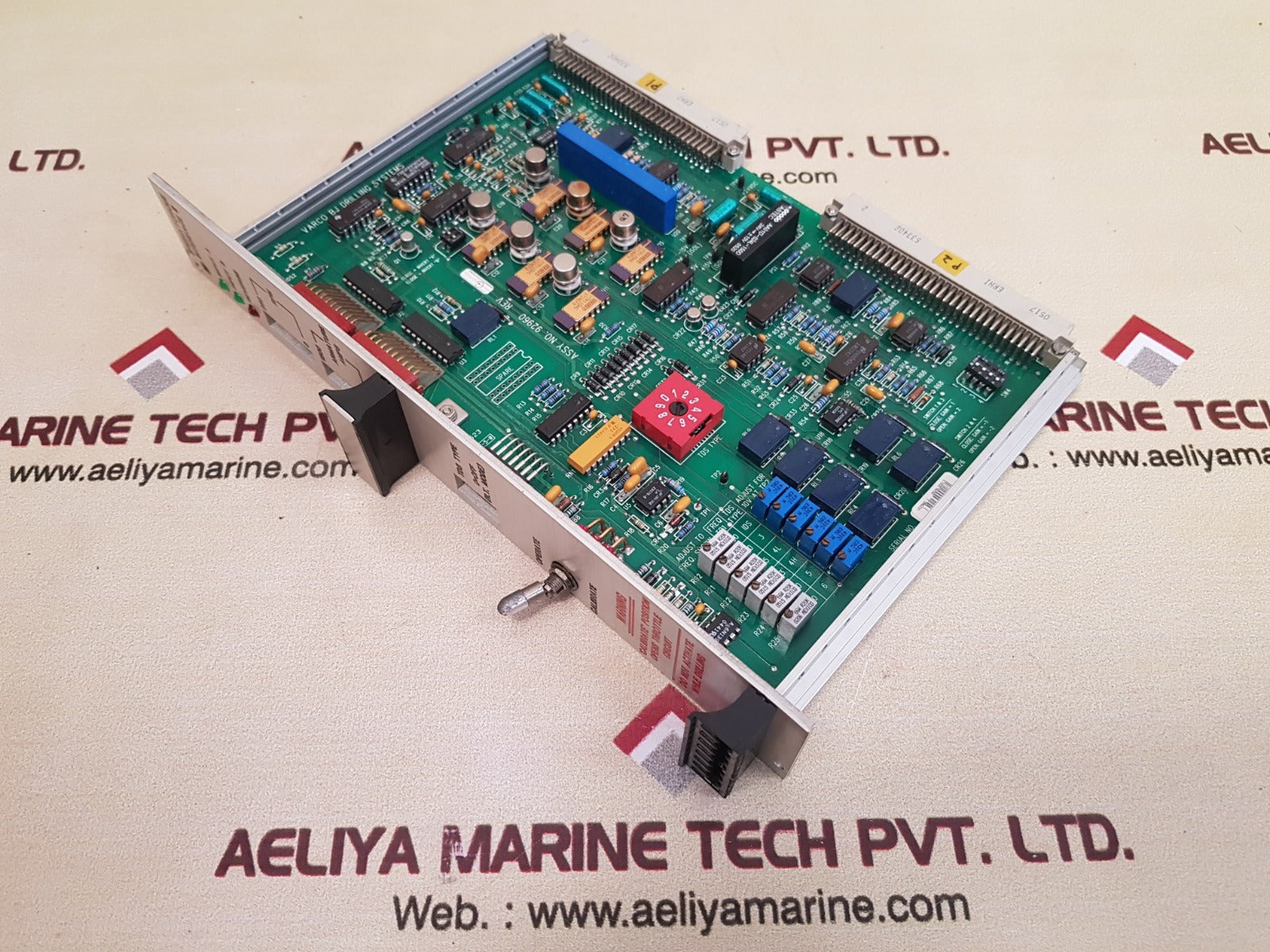 Varco bj 92960 rev g speed/torque interface ii