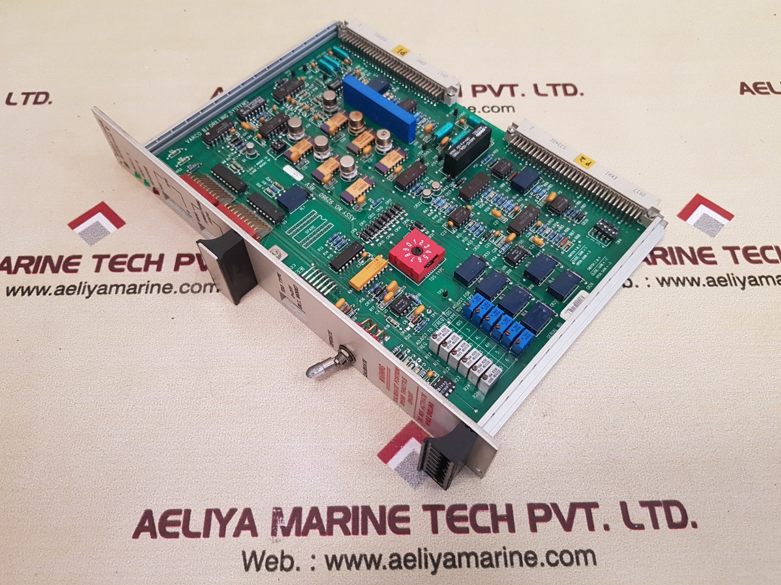 Varco bj 92960 rev g speed/torque interface ii
