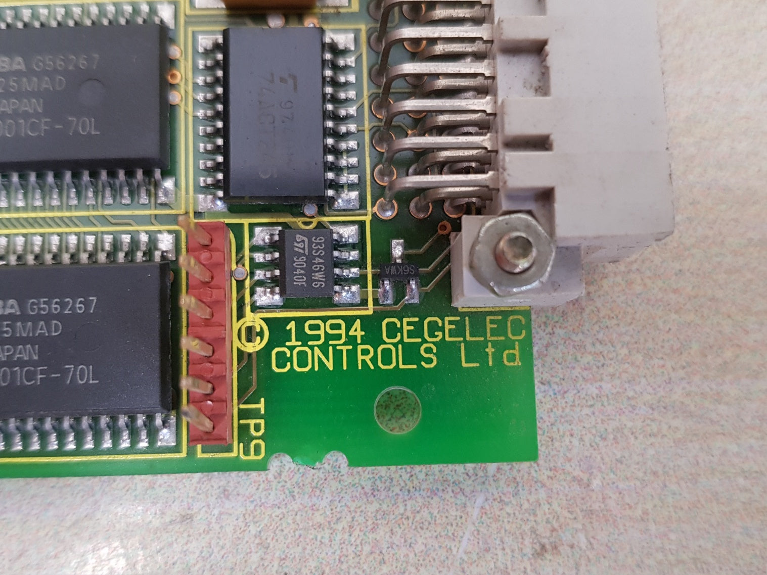 Cegelec 20x4475b6 pcb card gds1016-4001