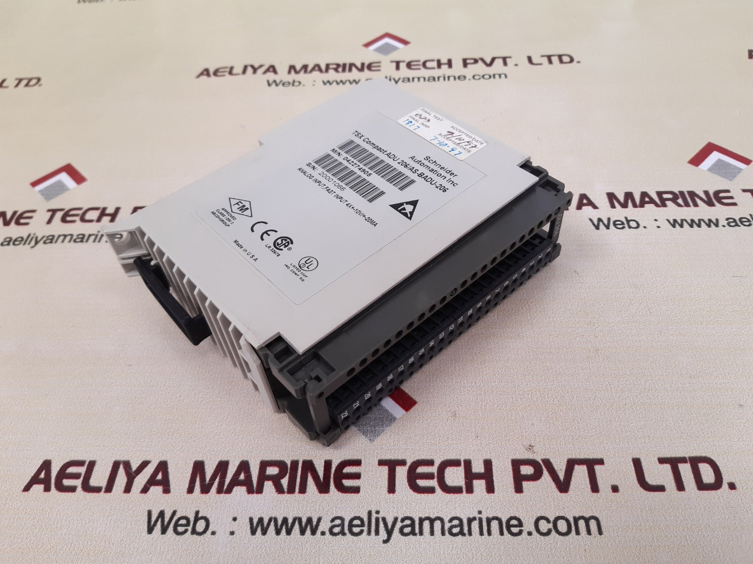 Schneider adu 206/as-badu-206 plc module 
