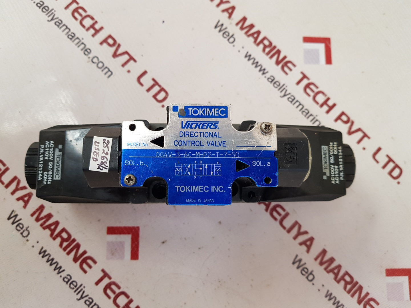 Tokimec dg4v-3-6c-m-p2-t-7-50 directional control valve 50/60hz