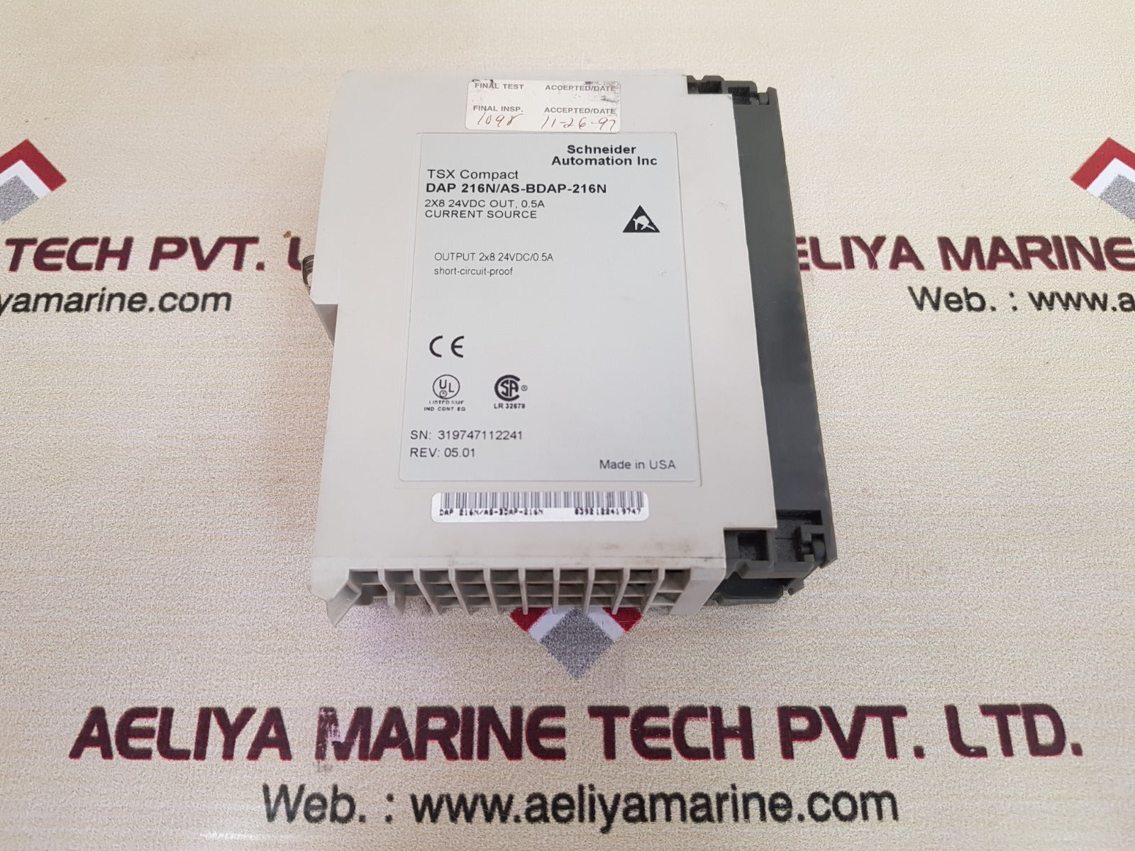 Schneider dap 216n/as-bdap-216n tsx compact output module rev: 05.01