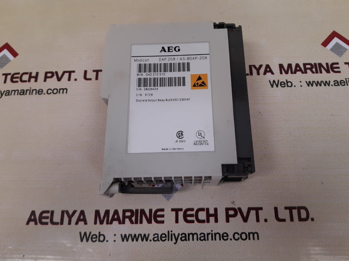Aeg dap 208/as-bdap-208 discrete output relay