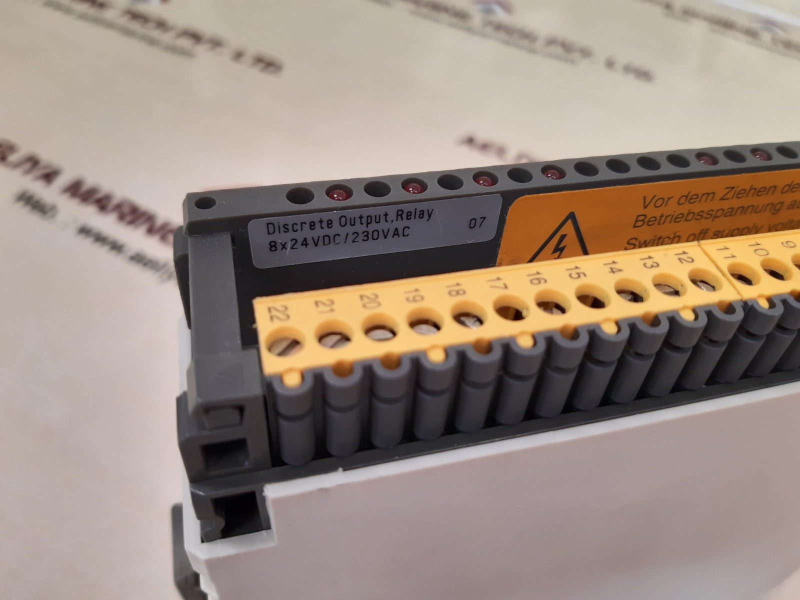 Aeg dap 208/as-bdap-208 discrete output relay