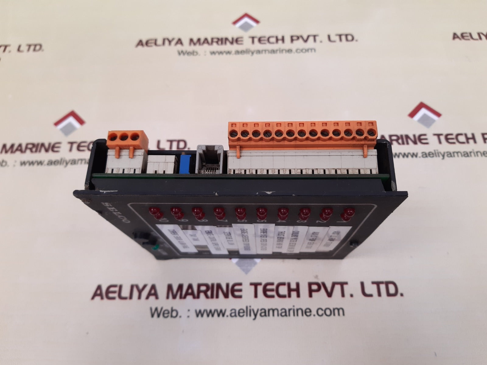 Selco m1000-24-00c alarm annunciator 12-24v