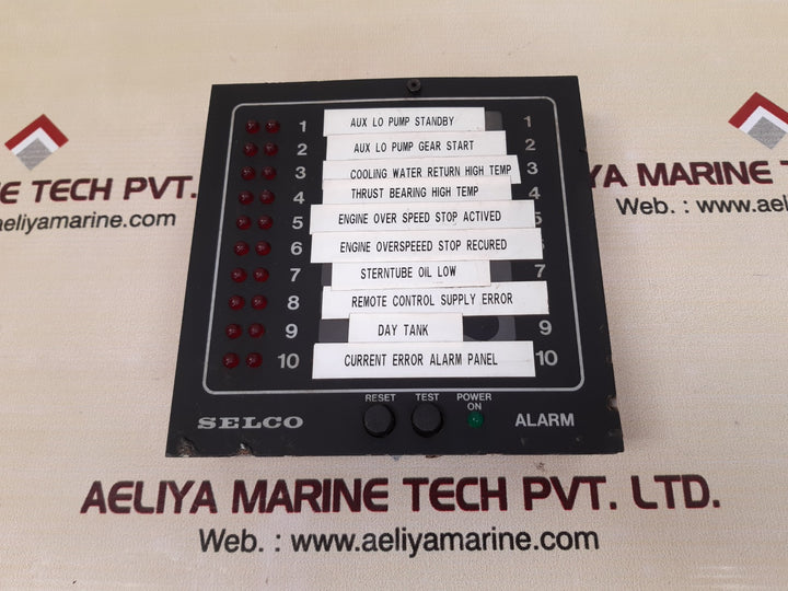 Selco m1000-24-00c alarm annunciator 12-24v