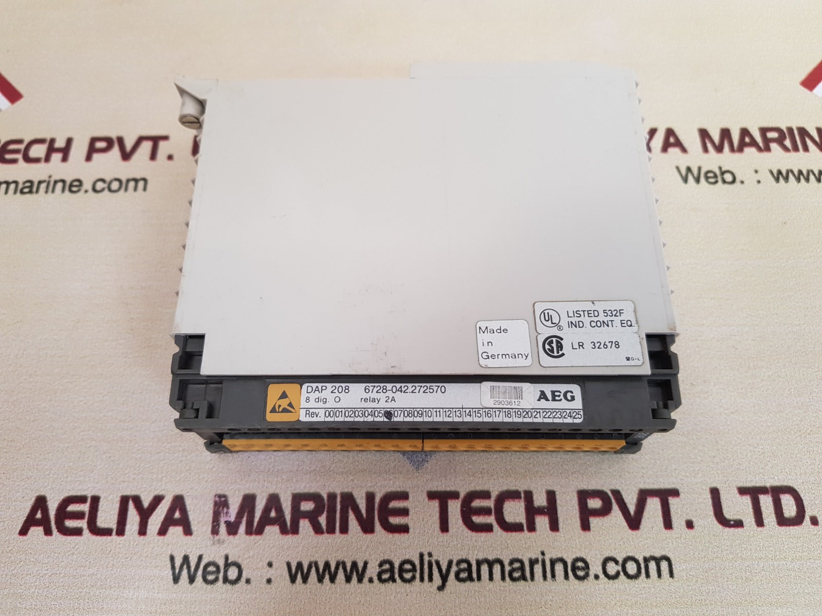 Aeg dap 208 output module 6728-042.272570 rev.06