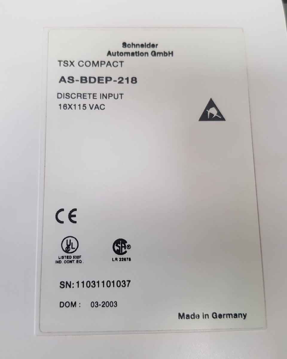 Schneider tsx compact as-bdep-218 discrete input module
