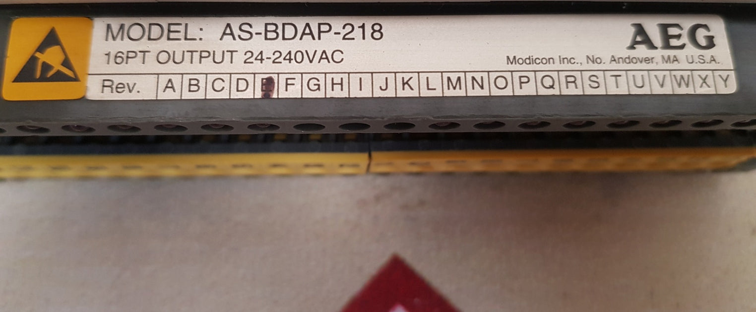 Aeg schneider as-bdap-218 digital output module