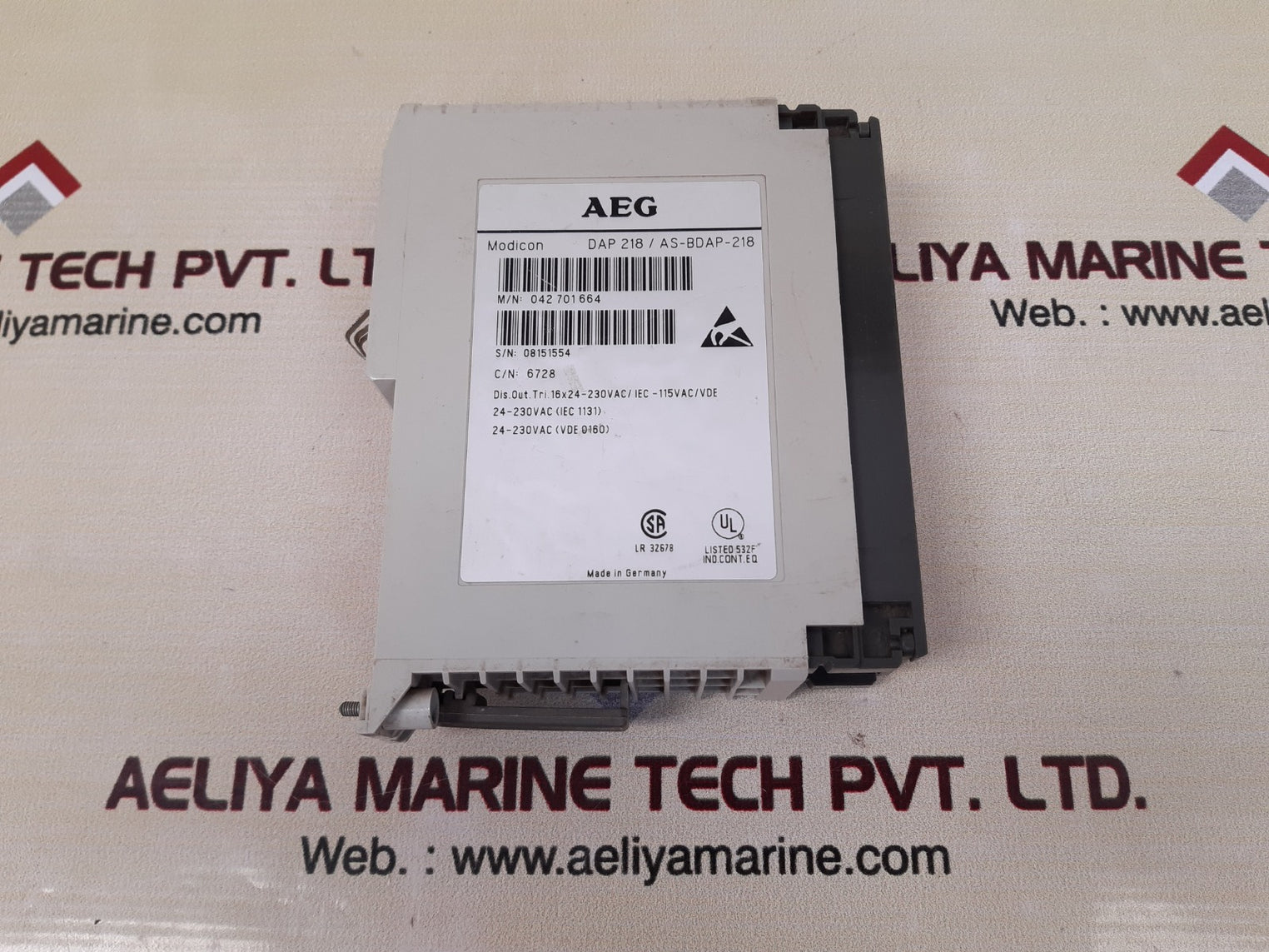 Aeg dap 218/as-bdap-218 output module 