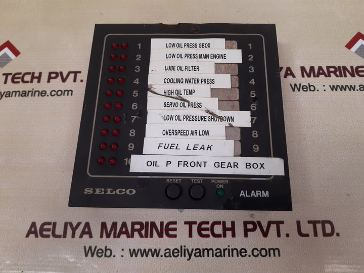 Selco nws m1000 alarm annunciator 261200